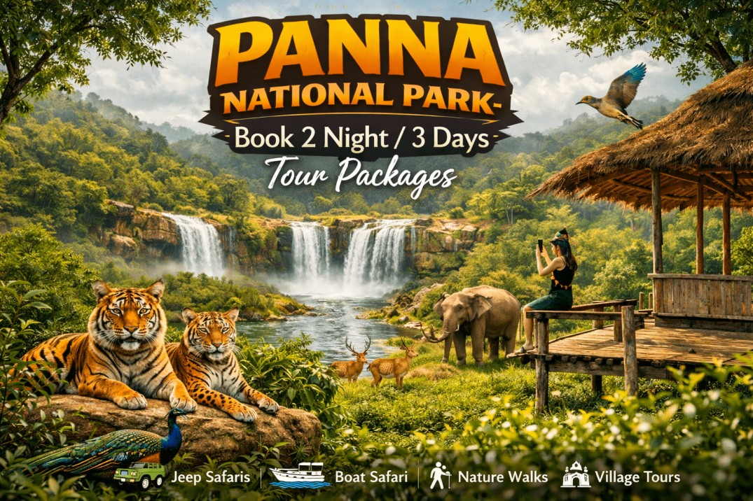 Book 2 Night/3 Days Panna National Park Tour Packages